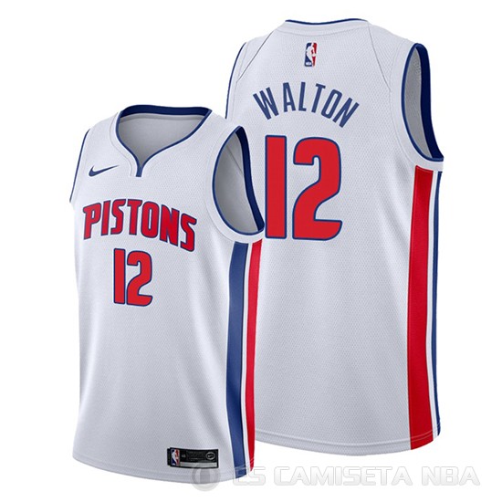 Camiseta Derrick Walton #12 Detroit Pistons Association 2019-20 Blanco - Haga un click en la imagen para cerrar